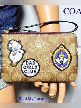 🛍️ RARE 🛍️ Coach Disney Bad Girls Club